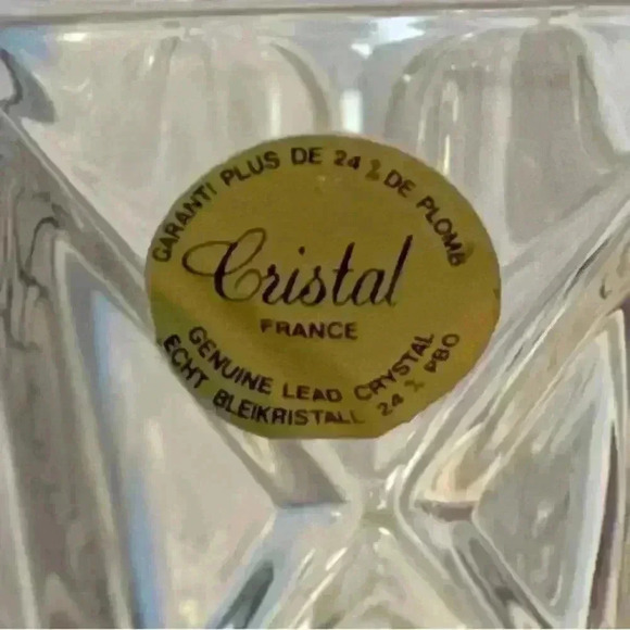 CRISTAL- French Lead Crystal Bud Vase - Picture 4 of 4